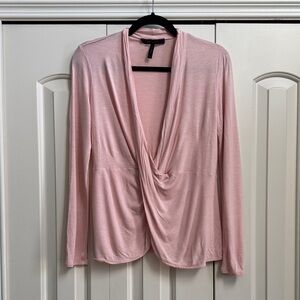 BCBG Eliana soft wrap top